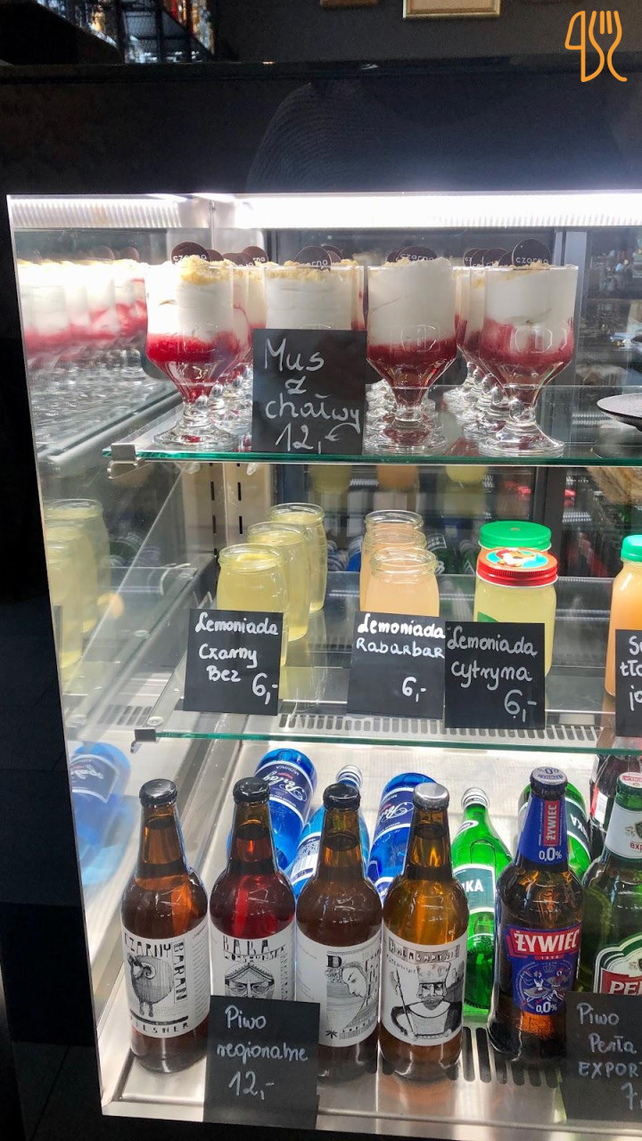 Czarna Dama Menu