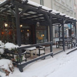 Kawiarnia Zielona Sofa Extérieur