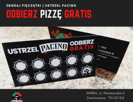 Pacino Pizza Carta