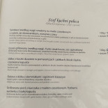 Zielona Butelka- Sączów Menu