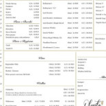 Okowita Menu
