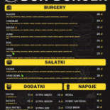Bua Burger Carta