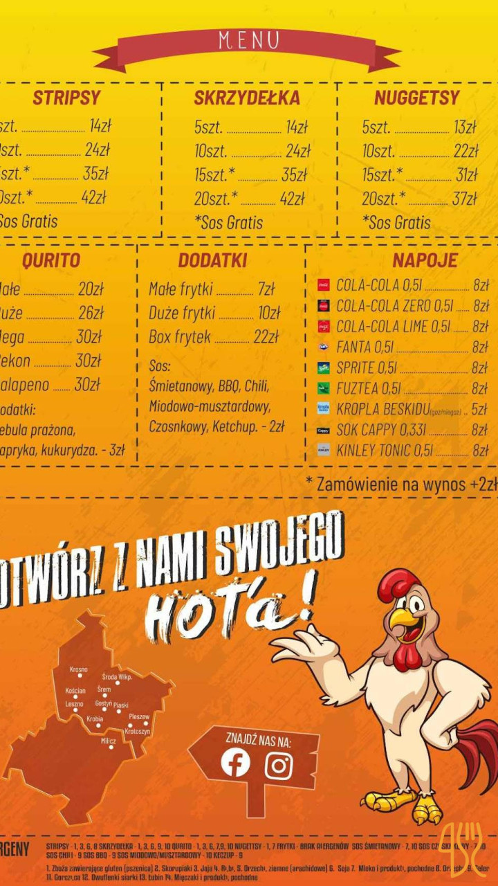 Pod Akacją Menu