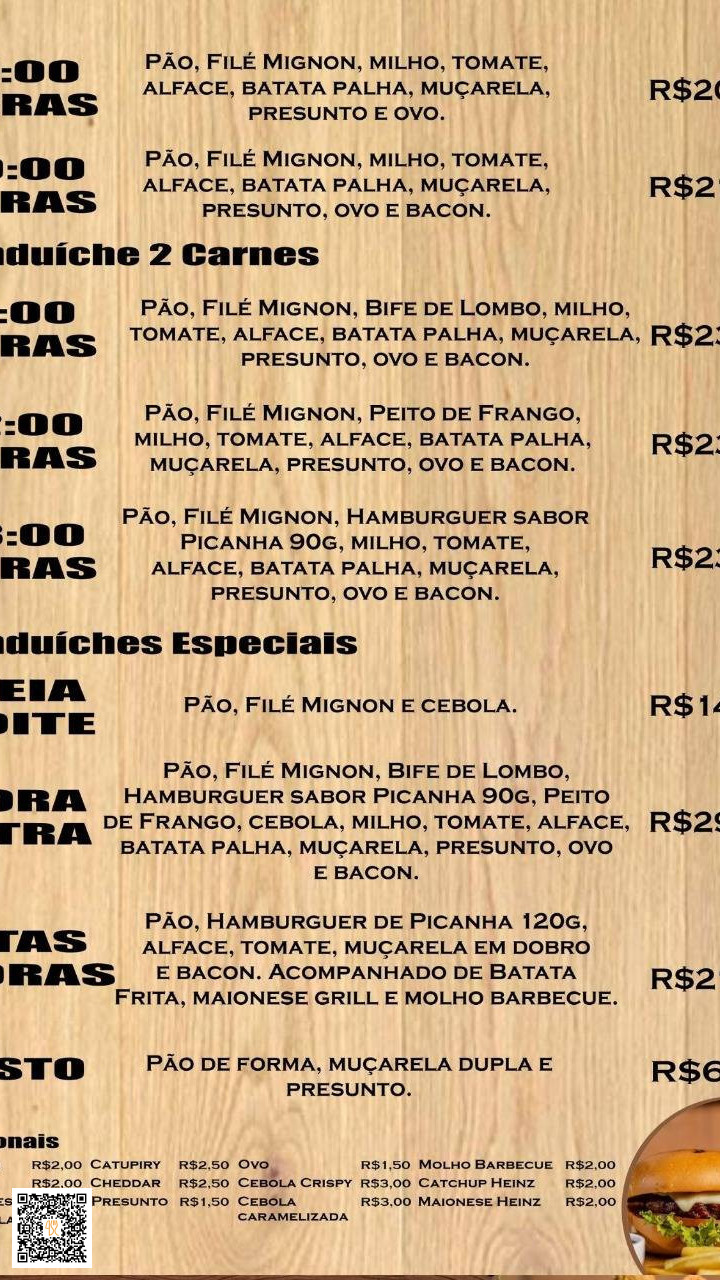Żywiecki Food Truck Menu