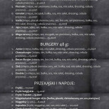 Żywiecki Food Truck Menu