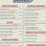 Zajazd Nad Stawem Grabówko Menu