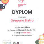 Oregano Bistro Szepietowo Włoska Pizza Makarony Sałaty Burgery Menu