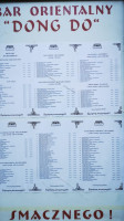 Dong Do menu