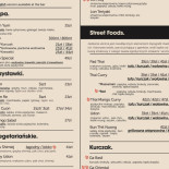 Tom Yum Menu