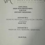 La Vittoria Bistro Menu