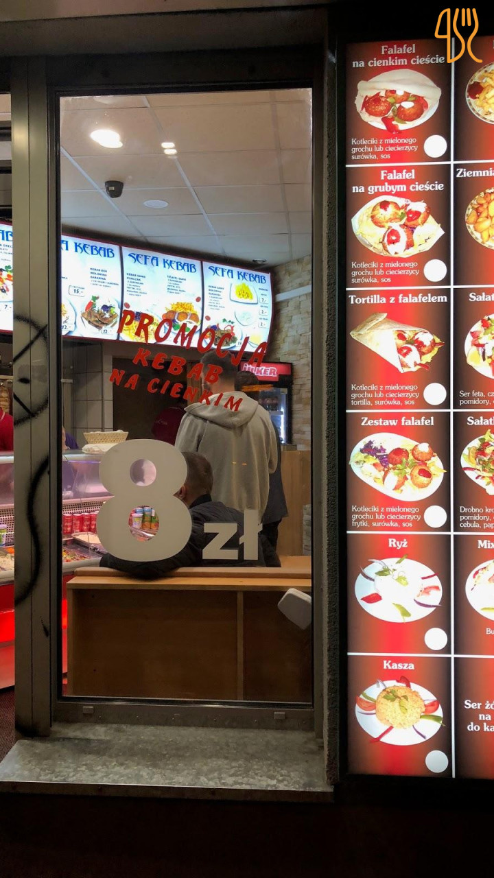 Sefa Kebab Fast Food Kuchnia Turecka Menu