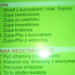 Azjatycki Menu