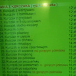 Azjatycki Menu