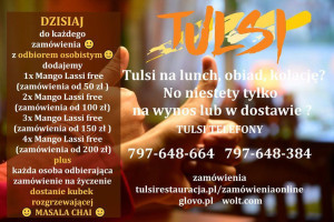 Tulsi Restauracja Indyjska Carta