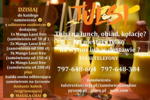 Tulsi Restauracja Indyjska Carta