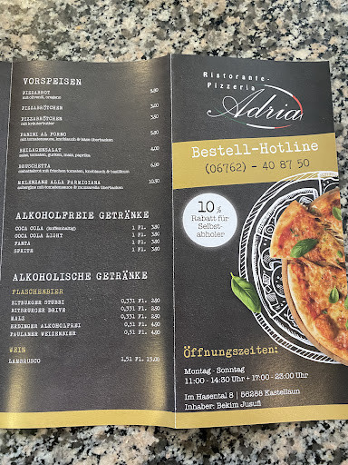 Termalna Bistro&cafe Menu