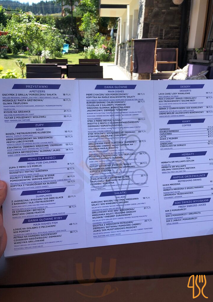 Novobilski Menu