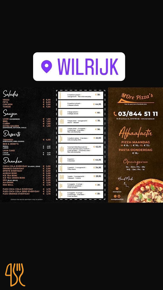 Jaka Pizza Wariacie? Łeba Menu