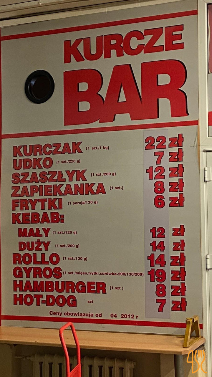 Kurcze Menu