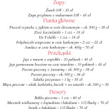 Tawerna Kaper Organizacja Imprez Okolicznosciowych Pokoje Goscinne Menu