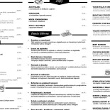 Varia Restauracja Menu
