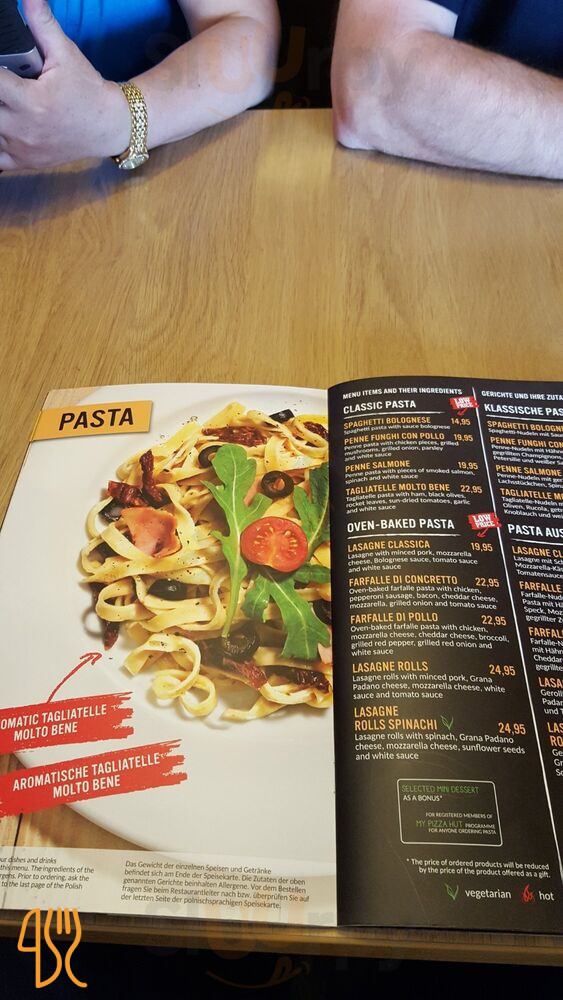 Pizza Hut Menu