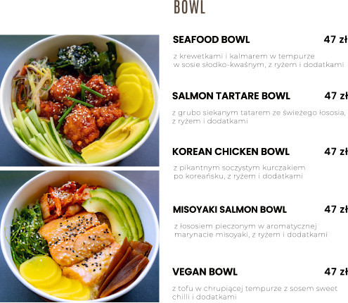 Praga Sushi Menu