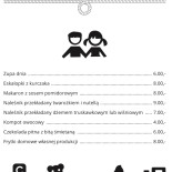 Kucharia Menu