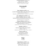 Piwna 47 Menu