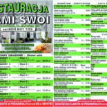 Restauracja Szczawnica WZH Menu