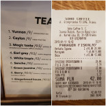 Soho Coffee Menu