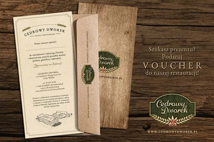 Cedrowy Dworek Menu