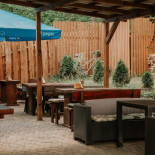 Leśne Bistro Wewnątrz
