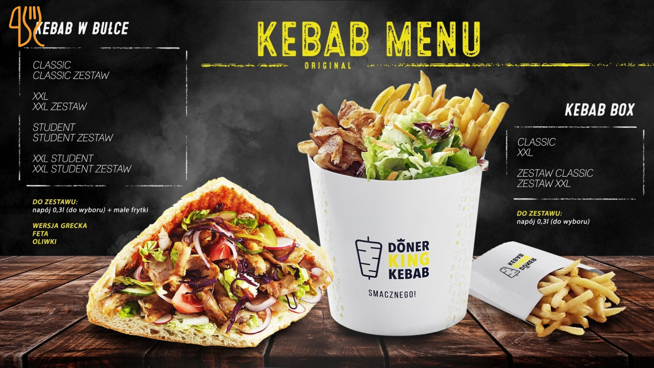 Doner King Kebab Zblewo Menu