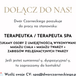 Dwór Czarneckiego Wellness Menu