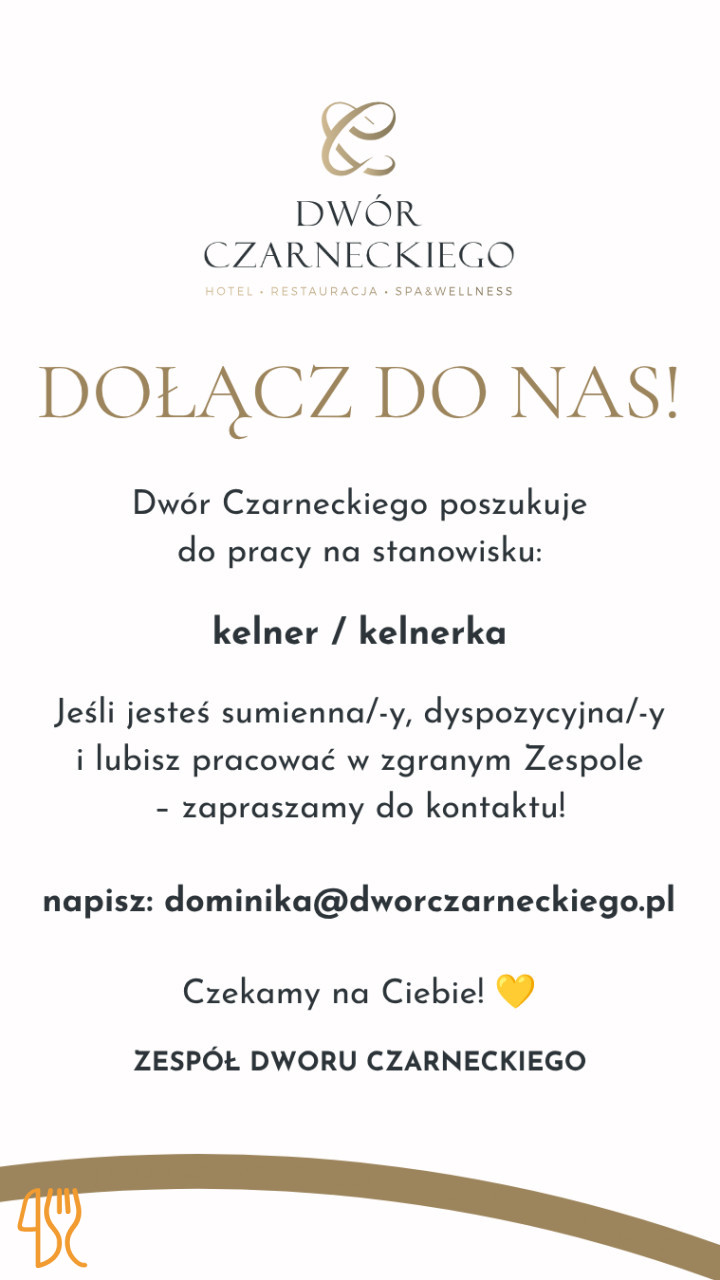 Dwór Czarneckiego Wellness Menu