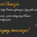 Pizzeria Venecja Menu