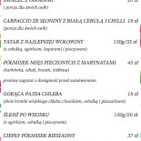 Karczma U Stryja Menu