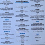 Burgerownia Menu