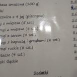Bingo. Zajazd. Zaręba I. Menu