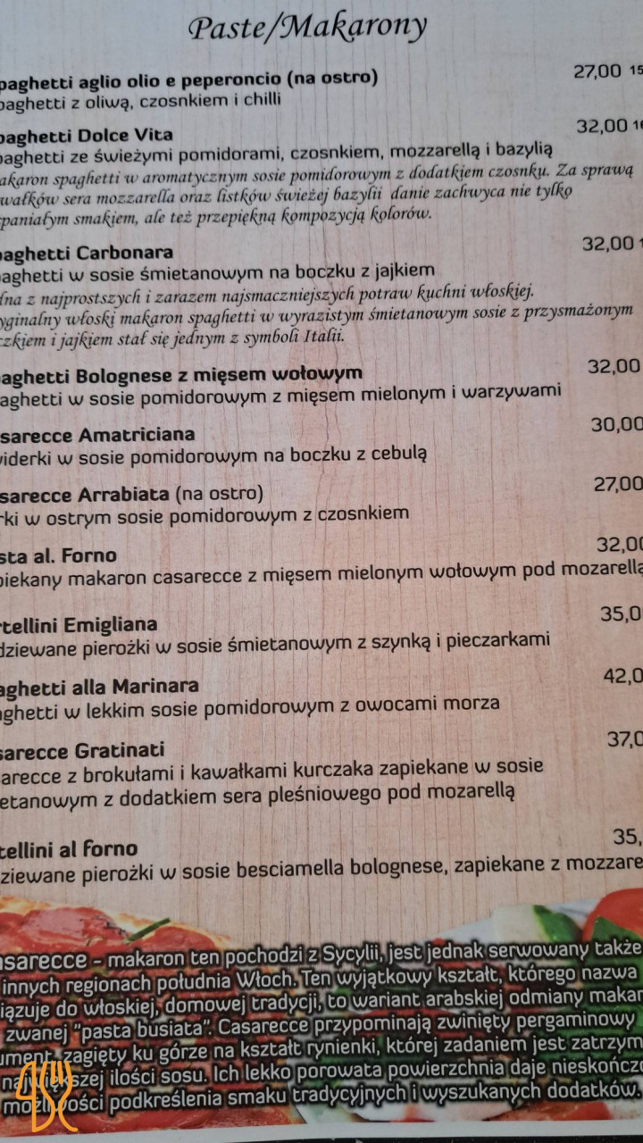 Pizzeria Da Antonio Menu