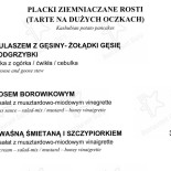 Spichrz Pod Sytą Gęsią Browar Lubrow Menu