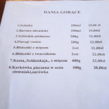 Sasza Menu