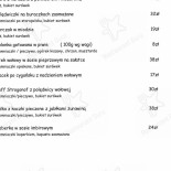 Karczma Stary Spichlerz Menu