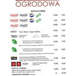 Ogrodowa Menu