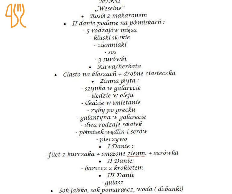 Asia Menu
