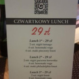 Sakana Sushi Katowice Carte