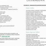 Obiady, Catering, Posiłki Regeneracyjne, Stołówka Na Chłodni Leszczyny Menu