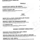Złoty Groń Menu