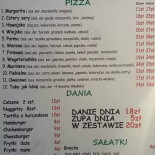 Pizzeria Bistro Trasa 728 Menu